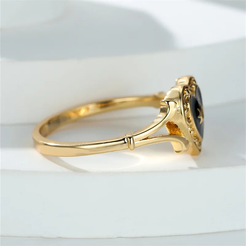 Antique Inspired Heart Ring