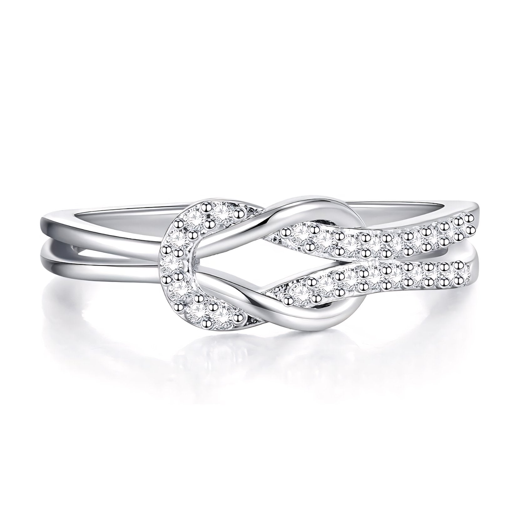 Forever Connected Knot Ring