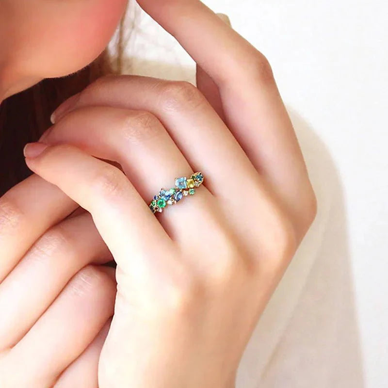 Oceanic Gem Mine Dazzling Ring